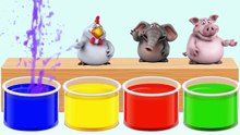 BaBy Learn Colors with Animal Cartoons Videos for Children- Learn Colors 2D Animation Song for Kids