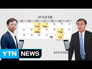 우병우-김수남 수십 차례 통화, 새로운 논란 점화되나? / YTN (Yes! Top News)