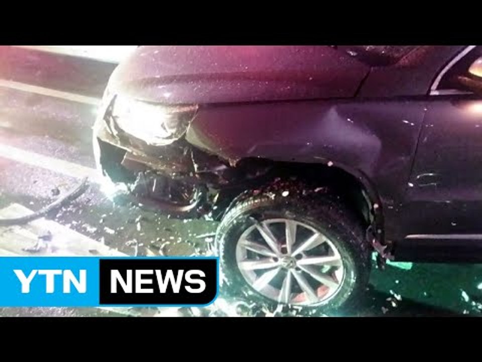 만취 뺑소니 낸 소방관...1km 추격 끝에 검거 / YTN (Yes! Top News)