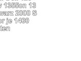 4 Toner für Dell 1250c 1350cnw 1355cn 1355cnw  Schwarz 2000 Seiten Color je 1400 Seiten