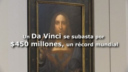 Un Da Vinci se subasta por 450 millones de dólares, un récord mundial