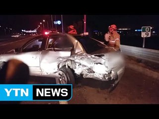 택시·승용차 추돌...운전자 등 3명 부상 / YTN (Yes! Top News)