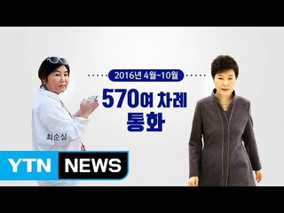 박근혜-최순실의 570회 은밀한 통화 / YTN (Yes! Top News)