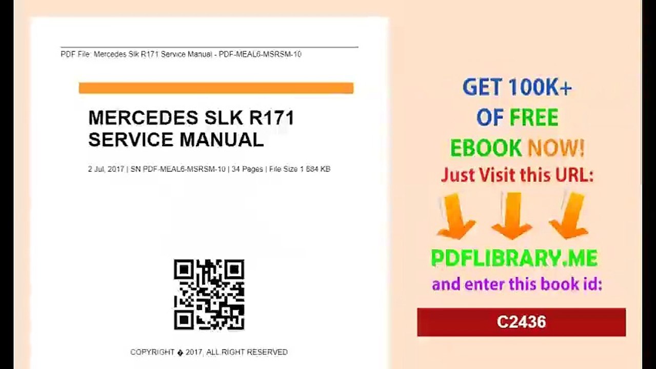 Mercedes Slk R171 Service Manual_001