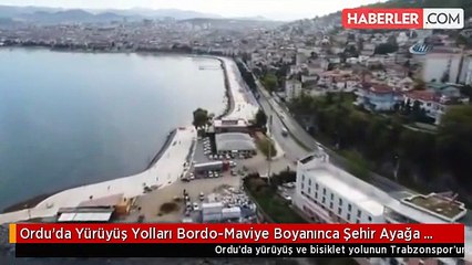 Ordu'da Yürüyüş Yolları Bordo-Maviye Boyanınca Şehir Ayağa Kalktı