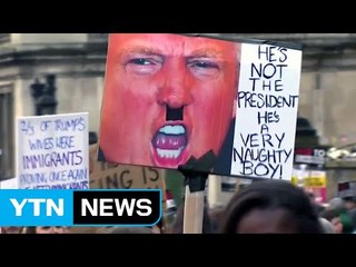 美 정부, '反이민' 시행 전면 중단...세계 각국 반발 시위 계속 / YTN (Yes! Top News)