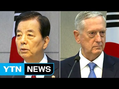 한미 국방 장관 회담 사드 올해 안에 배치...북핵 압도적 대응 / YTN (Yes! Top News)