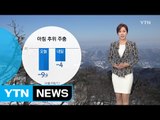 [날씨] 내일 아침 추위 주춤...낮부터 찬 바람에 기온 뚝 / YTN (Yes! Top News)