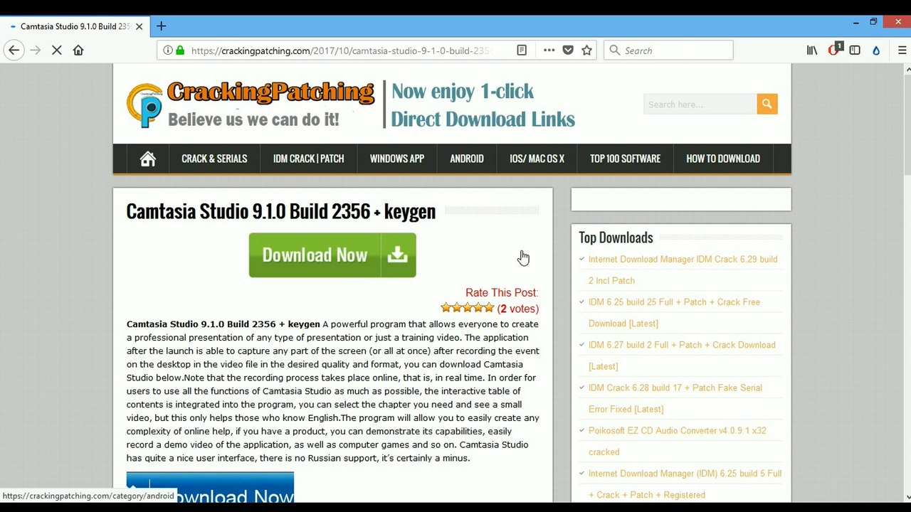 Camtasia Studio 9.1.0 Build 2356 + keygen [100% working]