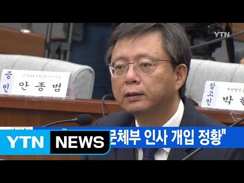 [YTN 실시간뉴스] 특검 우병우 문체부 인사 개입 정황 / YTN (Yes! Top News)