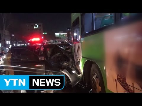 버스·승합차 정면충돌...교통사고 잇따라 / YTN (Yes! Top News)