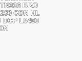 10x TONER alternative zu TN326 TN336 BROTHER HL L8250 CDN  HL L8350 CDW  DCP L8400 CDN
