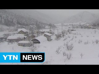 밤사이 중부 지방에 눈 폭탄...서울 최고 10cm / YTN (Yes! Top News)