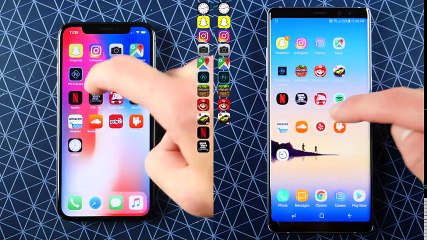 iPhone X vs Samsung Galaxy Note 8 SPEED Test!