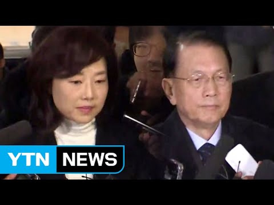 조윤선-김기춘 출석...김기춘은 '묵묵부답' / YTN (Yes! Top News)