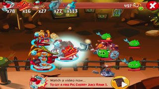 Angry Birds Epic: Part-55 Gameplay Chronicle Cave 14: Stormy Sea 8-10 (Plus Boss Battle iOS)