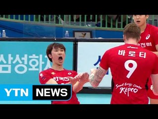 '바로티 35득점' 한국전력, OK저축은행 제압 / YTN (Yes! Top News)