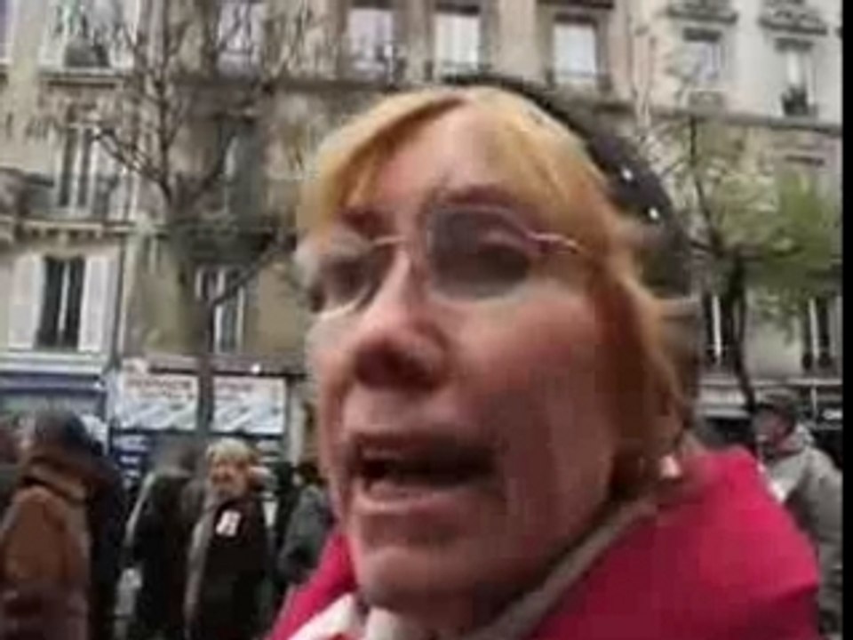 Manifestation anti-grèves anti-blocages