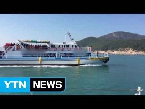 유람선 엔진에 불...승객 85명 대피 / YTN (Yes! Top News)