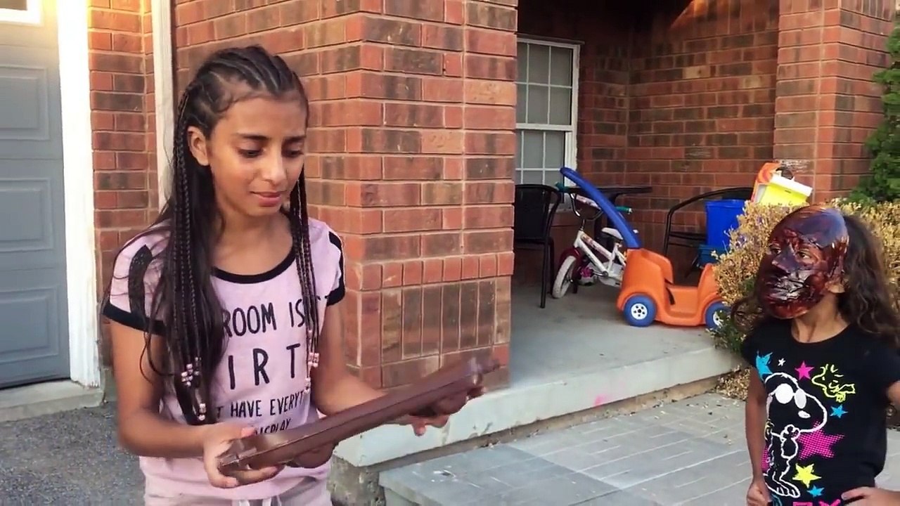 Bad kids vs Scary Chocolate mask compliation !! family fun vlogs