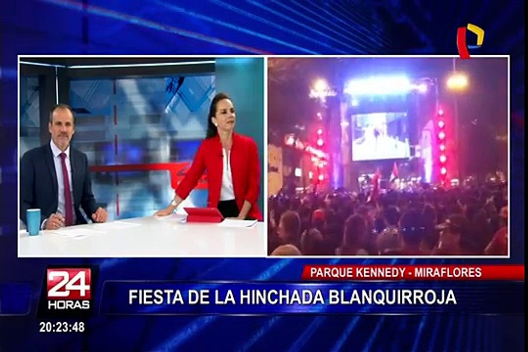 Fiesta de la hinchada ‘Blanquiroja’: así se vivió la previa en el parque Kennedy de Miraflores