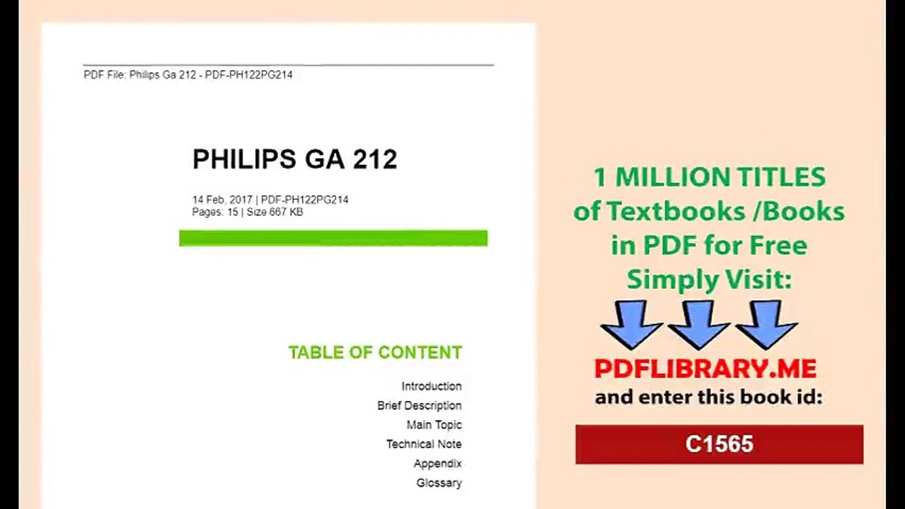 Philips Ga 212