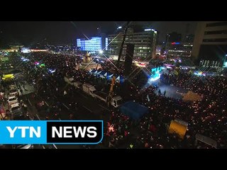 올해 마지막 촛불 '송박영신'...맞불집회도 진행 / YTN (Yes! Top News)