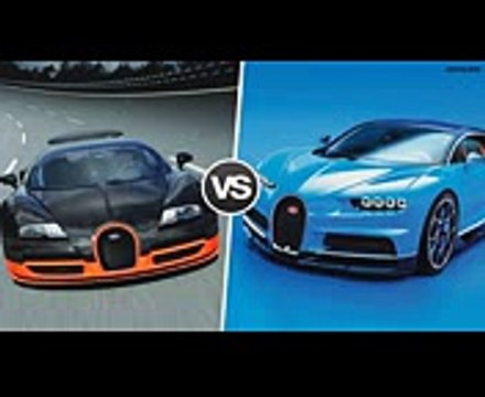 Bugatti Chiron против Bugatti Veyron