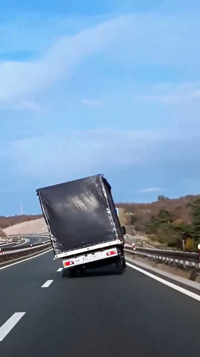 Polski kierowca na chorwackiej autostradzie