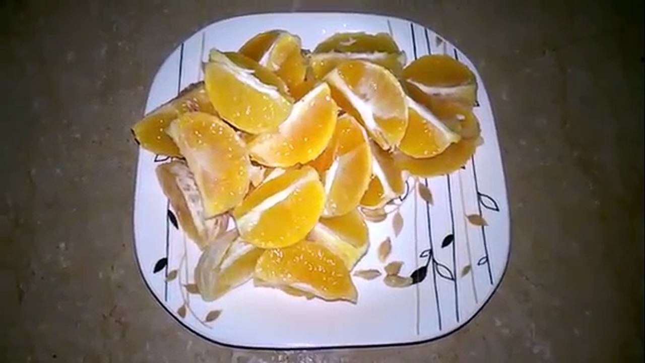 How to make fresh orange Juice - Orange juice r...