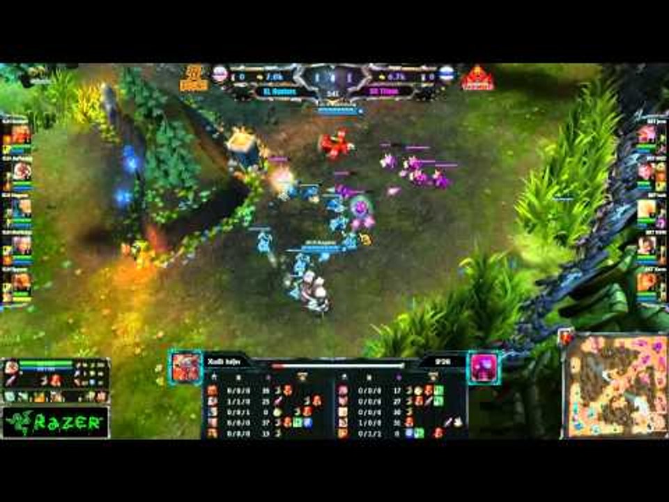 [GPL 2012] [Tuần 14] Kuala Lumpur Hunters vs BangkokTitans  [15.09.2012]