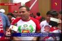Hinchas dejaron sus mensajes de aliento en la camiseta más grande del Perú