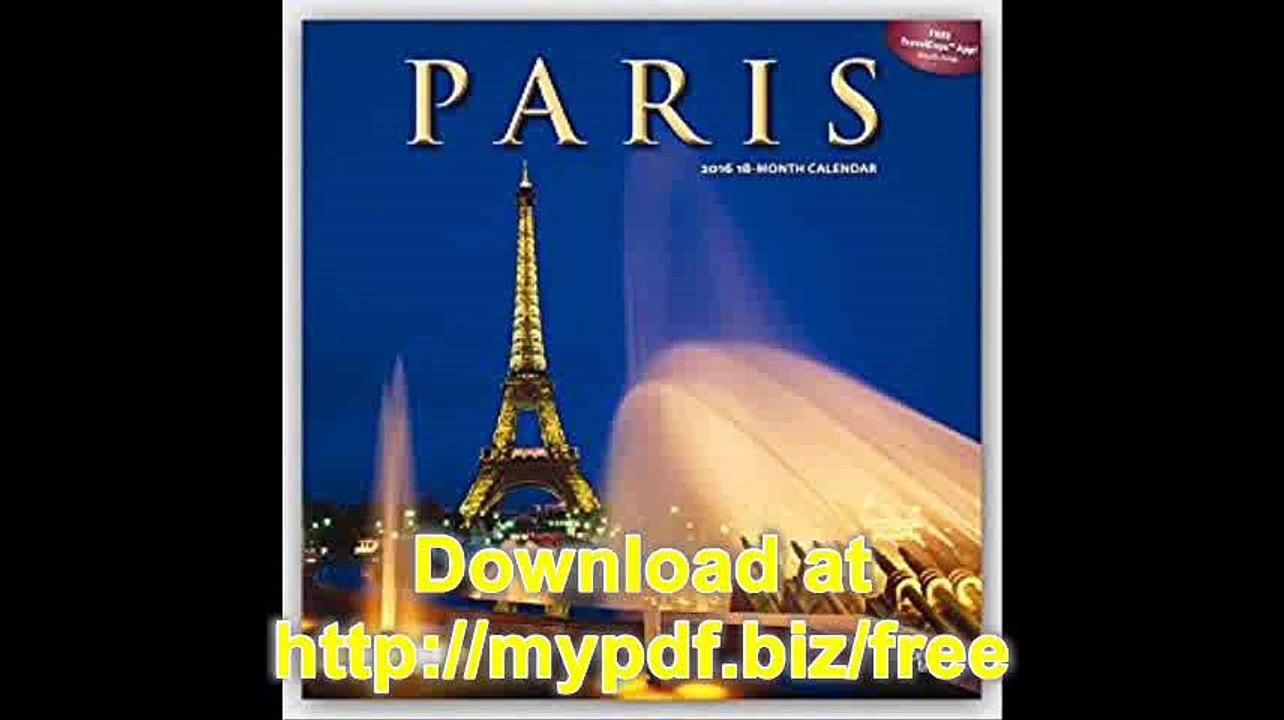 Paris 2016 Square 12x12 (ST-Gold Sparkle Foil) (Multilingual Edition)