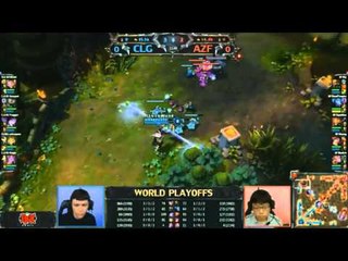 [Riot World Championships Season 2] [Bán Kết] [Game 1] CLG.EU vs AZF [11.10.2012]