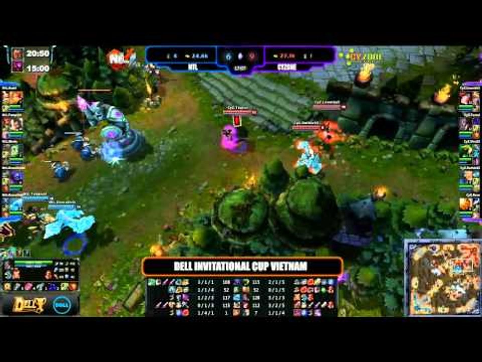 [LMHT] Game 1: Nothing to Lose vs Cyzone [DIC I]