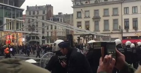 Police Clash With Social Media Star's Fans in Brussels