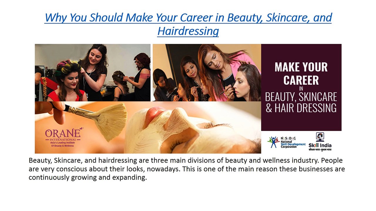 Why You Should Make Your Career in Beauty, Skincare, and Hairdressing