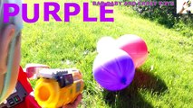Learn Colors with Big Balloons for Children, Toddlers and Babies _ Bad Kid Car Popping Balloon Magic-71RDXe4xYHo