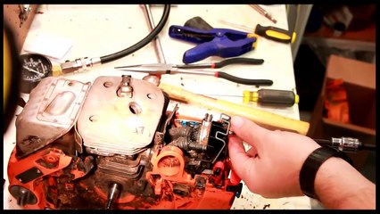 Husqvarna 455 rancher teardown and rebuild, bolt for bolt! part 1