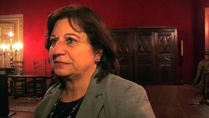 Martine Chiarisoli au micro d'Ulrich Téchené