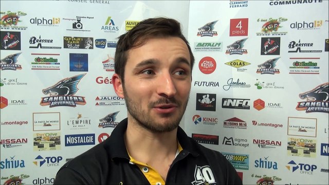 Hockey sur glace D2 2017-11-11 Interview Romain Bonnefond Entraîneur Roanne
