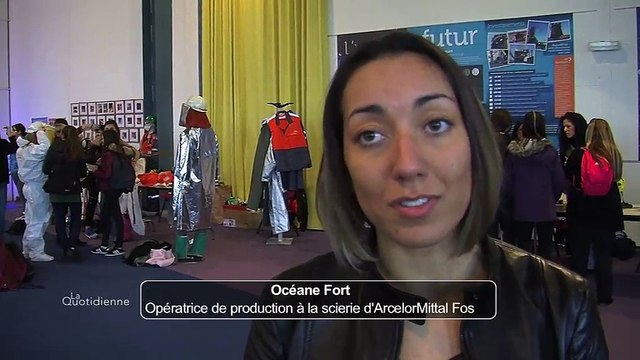 Océane Fort, Opératrice de production à la scierie d'ArcelorMittal-Fos