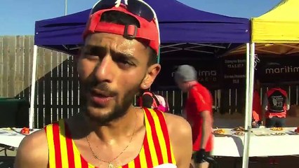 Aziz El Barrah au micro d'Ulrich Téchené