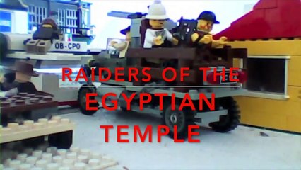 Raiders of The Egyptian Temple - LEGO Stop Motion