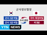 한일 군사정보협정 체결...2급 北 정보 공유 / YTN (Yes! Top News)