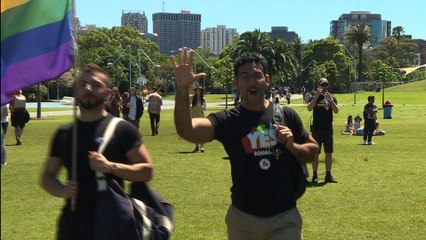 Les Australiens fêtent la victoire du "oui" au mariage gay