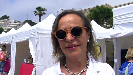 Mary Grubert, du Rotary Club Carry Côte Bleue, et organisatrice du salon.