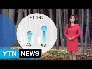 [날씨] 내일 가을 추위 물러나...경기·영서 오후부터 비 / YTN (Yes! Top News)