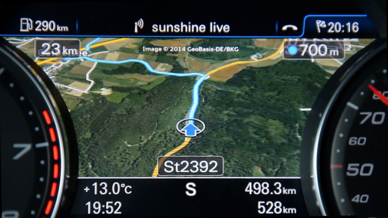 Onlinemotor Audi RS7 Sportback Fahraufnahmen Driving Scene 2014