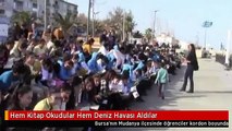 Hem Kitap Okudular Hem Deniz Havası Aldılar